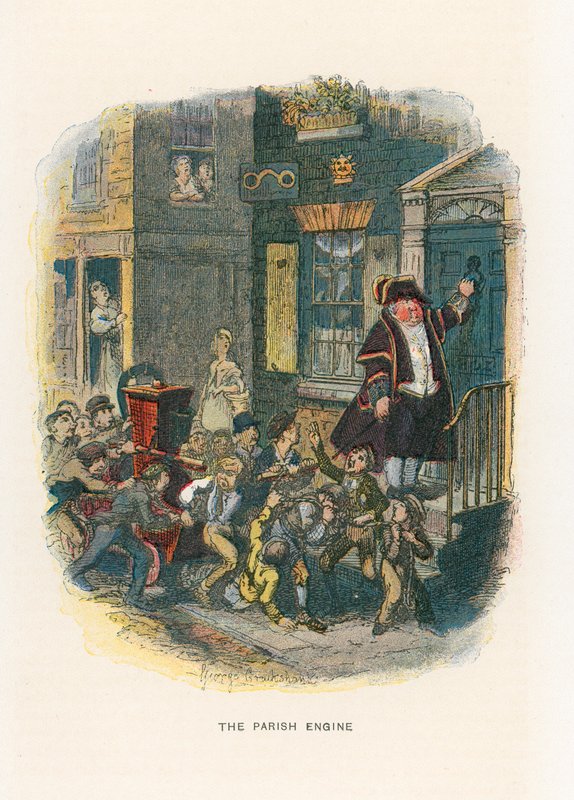 Illustrazione per Sketches by Boz da George Cruikshank