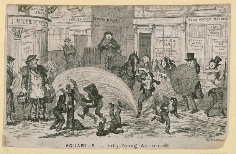 Giovani barcaioli allegri da George Cruikshank