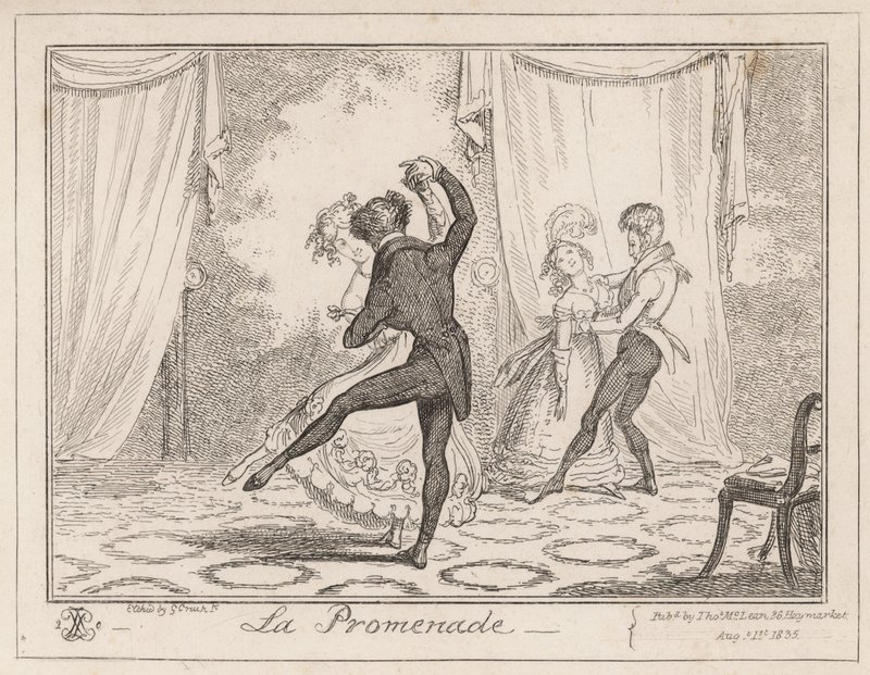 La Passeggiata da George Cruikshank