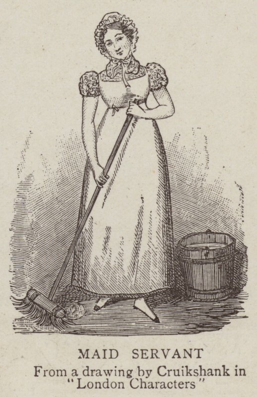 Cameriera da George Cruikshank