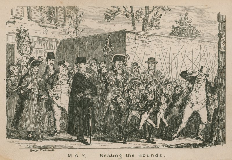 Maggio - Battere i confini da George Cruikshank