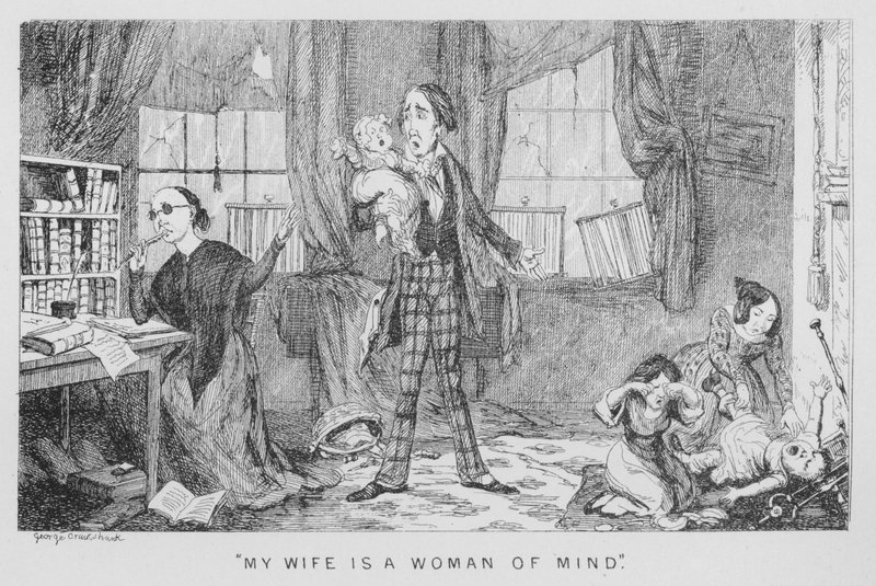 Mia moglie è una donna di mente? da George Cruikshank