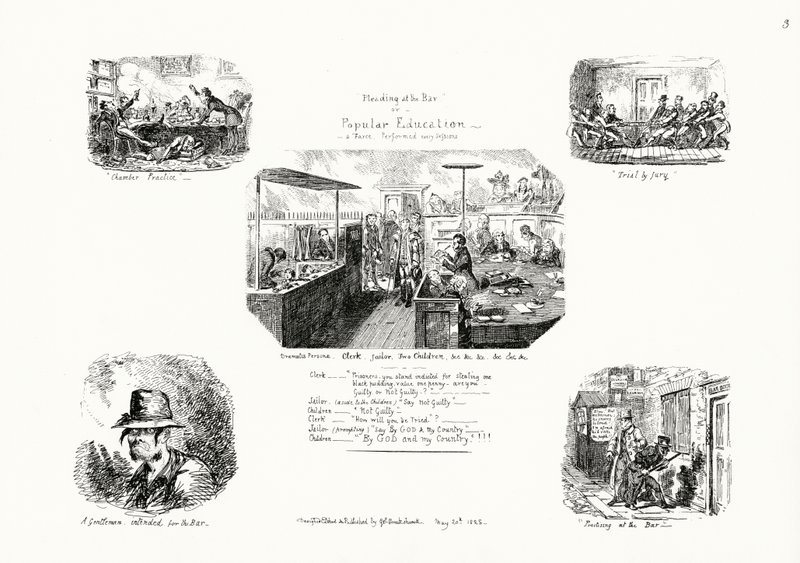 Supplica al Bar, o Educazione Popolare da George Cruikshank