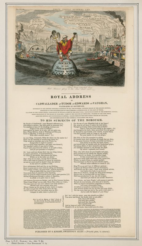 Acquedotto di Southwark da George Cruikshank