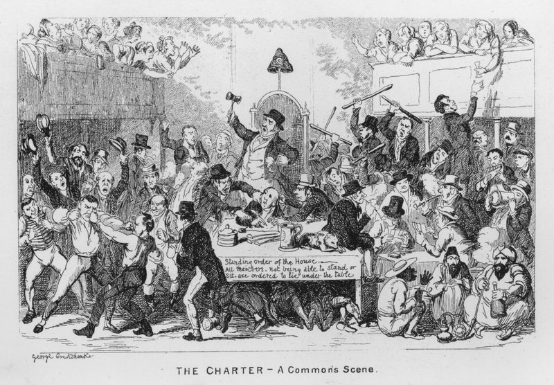 La Carta, Una Scena Comune da George Cruikshank