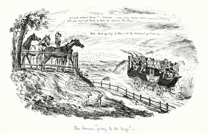 I cavalli che vanno ai cani da George Cruikshank
