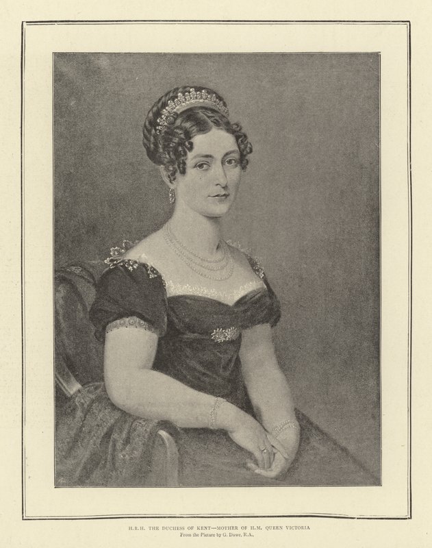S.A.R. la Duchessa di Kent, madre di S.M. la Regina Vittoria da George Dawe