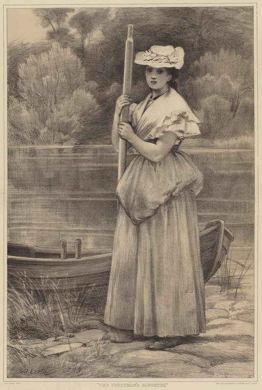 La figlia del traghettatore da George Dunlop Leslie