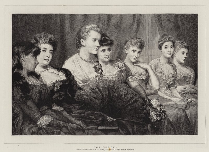 Critici equi da George Elgar Hicks