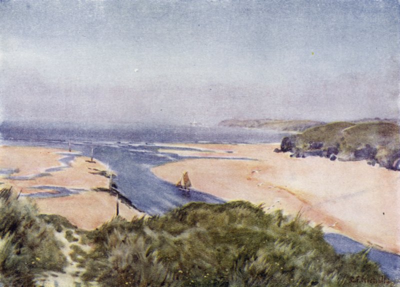 Da Lelant a Godrevy (litografia a colori) da George Franck Nicholls