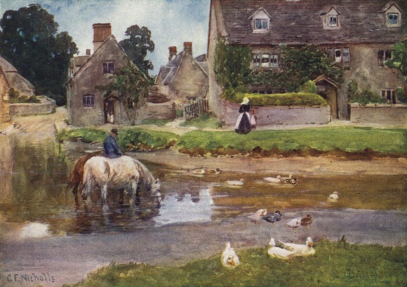 Lower Slaughter da George Franck Nicholls