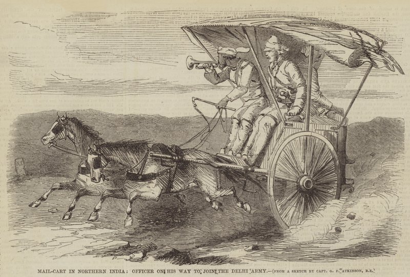 Carro postale nell