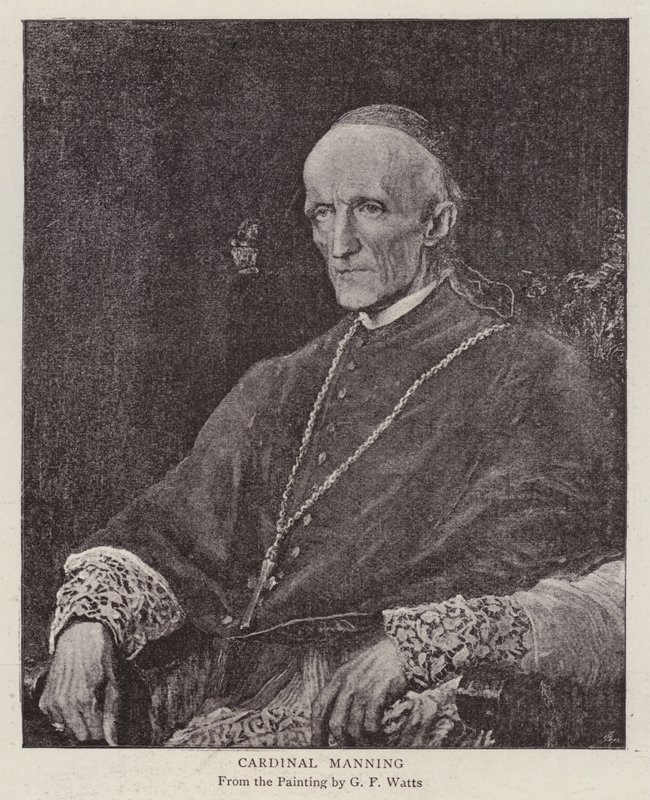 Henry Edward Manning, cardinale cattolico inglese e arcivescovo di Westminster da George Frederick (after) Watts