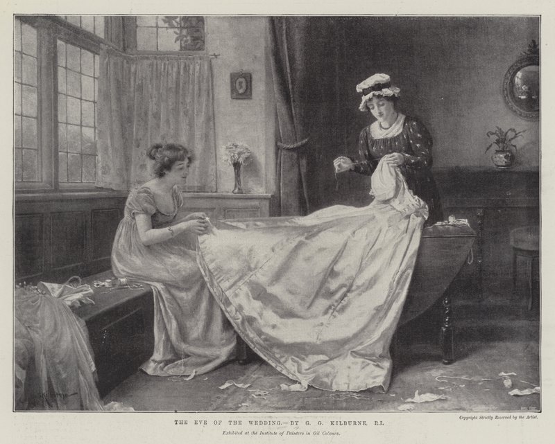 La vigilia del matrimonio da George Goodwin Kilburne