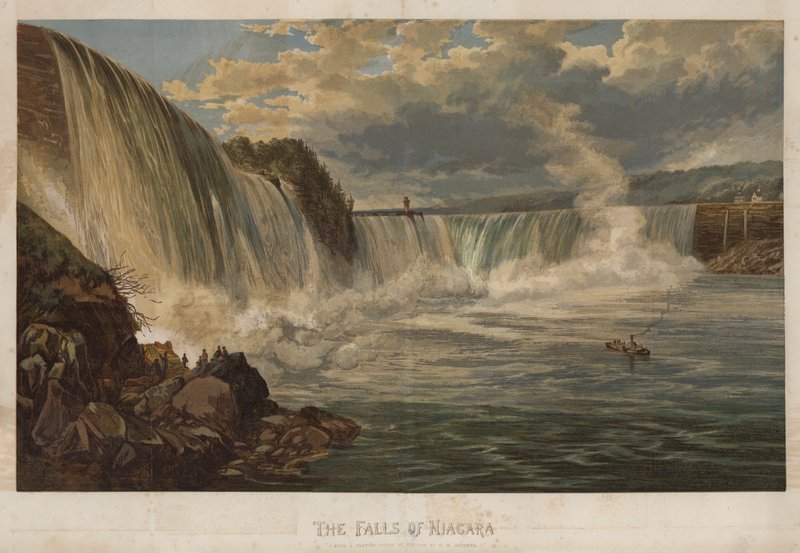 Le cascate del Niagara da George Henry Andrews