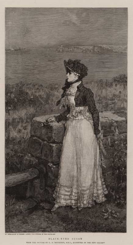 Susan dagli occhi neri da George Henry Boughton