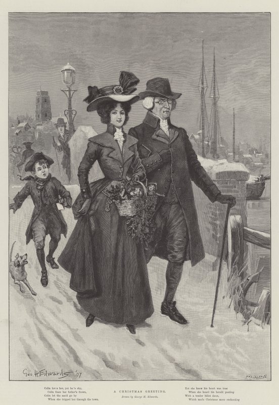 Un saluto di Natale da George Henry Edwards