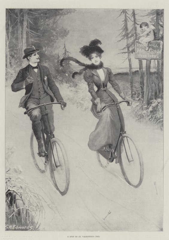 Un giro nel giorno di San Valentino da George Henry Edwards