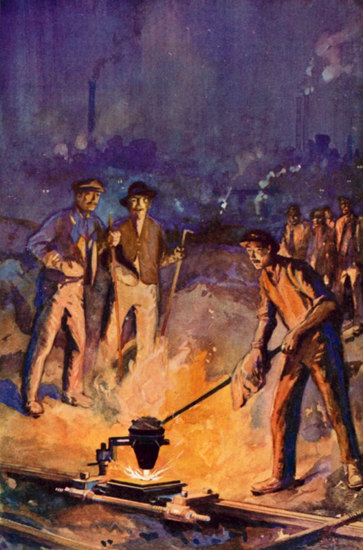 Saldatura delle rotaie con il processo Thermit da George Henry Evison
