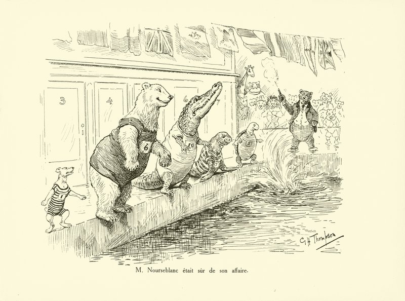 Il signor Nourseblanc era sicuro dei suoi affari (litografia) da George Henry Thompson