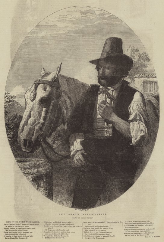 Il portatore di vino romano da George Housman Thomas