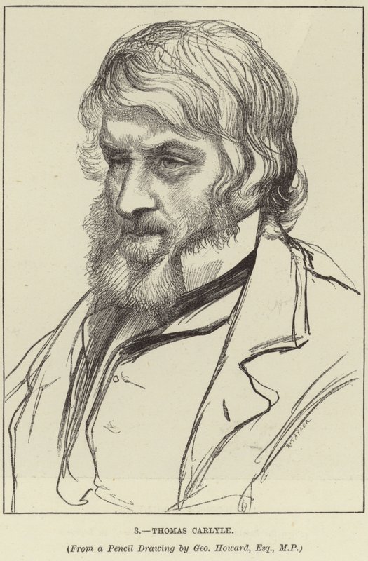 Ritratto di Thomas Carlyle da George Howard