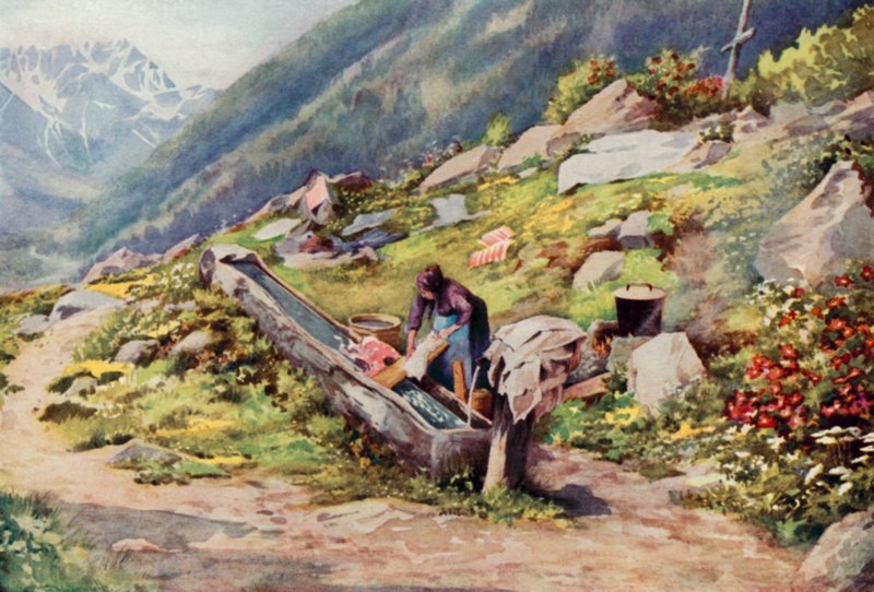 Nella Valle di Chamonix da George Jackson Flemwell