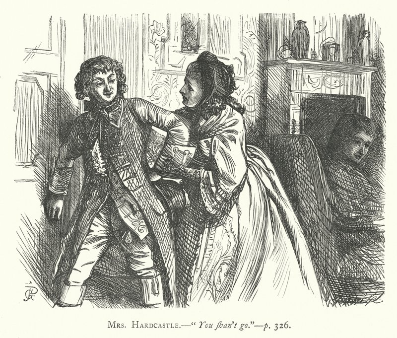 Illustrazione per Lei Si Abbassa Per Conquistare da George John Pinwell