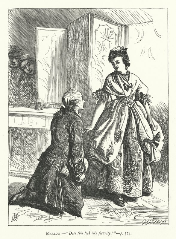 Illustrazione per Lei Si Abbassa Per Conquistare da George John Pinwell