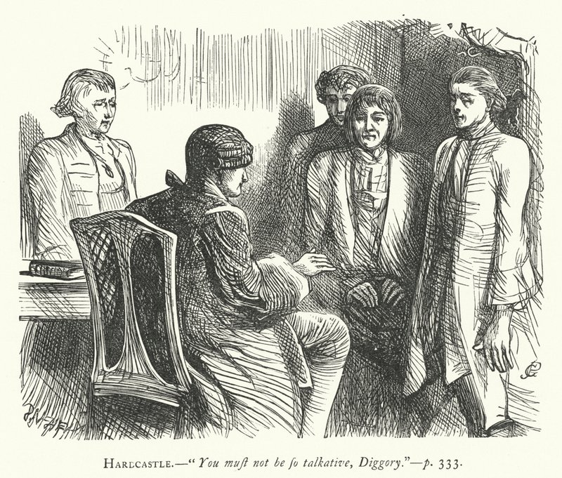 Illustrazione per Lei si abbassa per conquistare da George John Pinwell