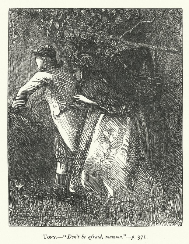 Illustrazione per Lei si abbassa per conquistare da George John Pinwell