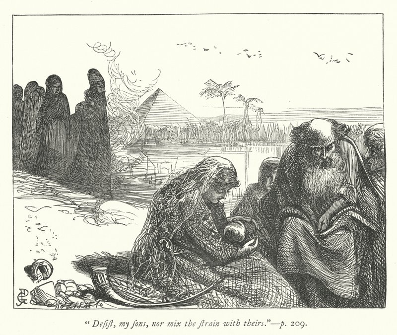 Illustrazione per La cattività da George John Pinwell