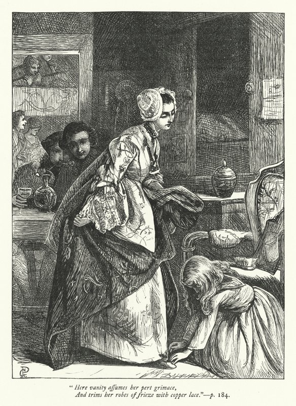 Illustrazione per Il Viaggiatore da George John Pinwell