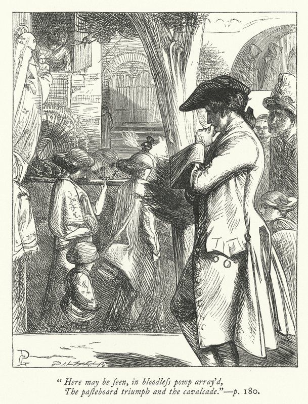 Illustrazione per Il viaggiatore (incisione) da George John Pinwell