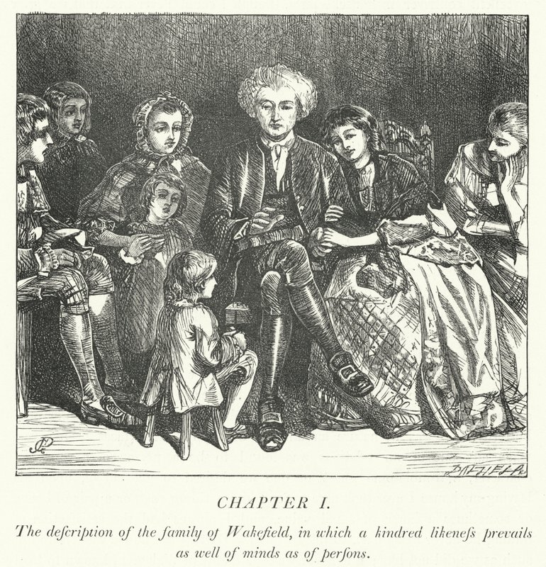 Illustrazione per Il vicario di Wakefield da George John Pinwell