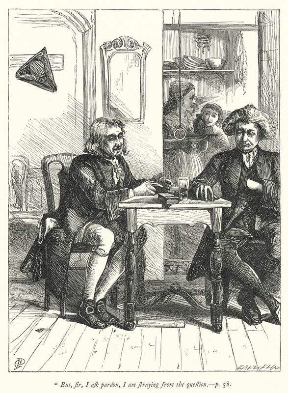 Illustrazione per Il vicario di Wakefield da George John Pinwell