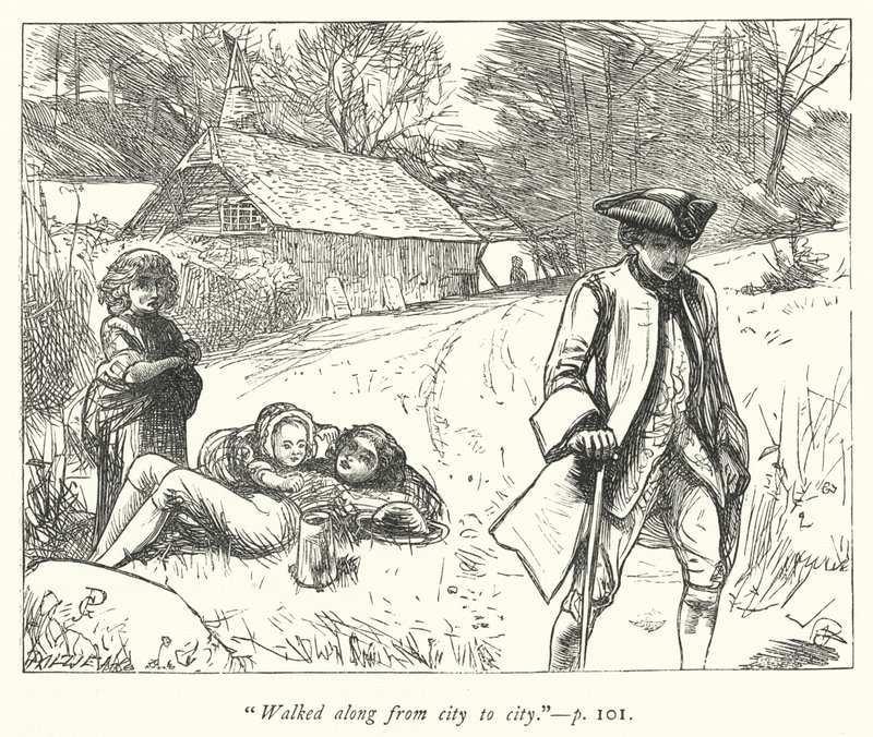 Illustrazione per Il vicario di Wakefield da George John Pinwell