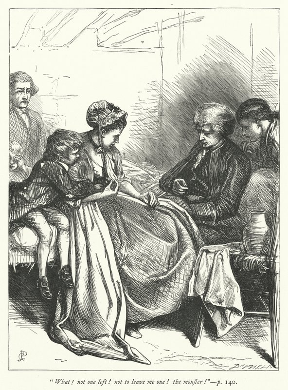 Illustrazione per Il vicario di Wakefield da George John Pinwell