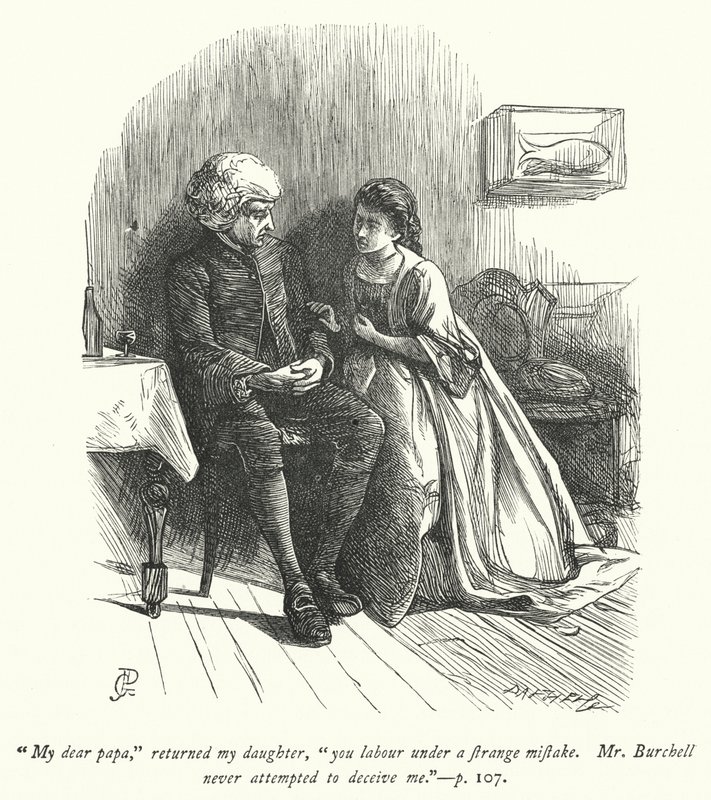 Illustrazione per Il Vicario di Wakefield (incisione) da George John Pinwell