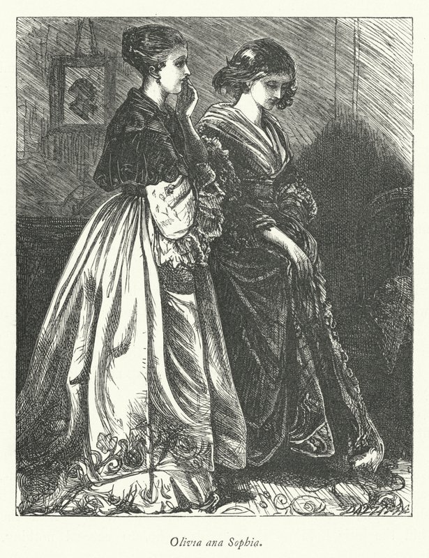 Illustrazione per Il Vicario di Wakefield da George John Pinwell