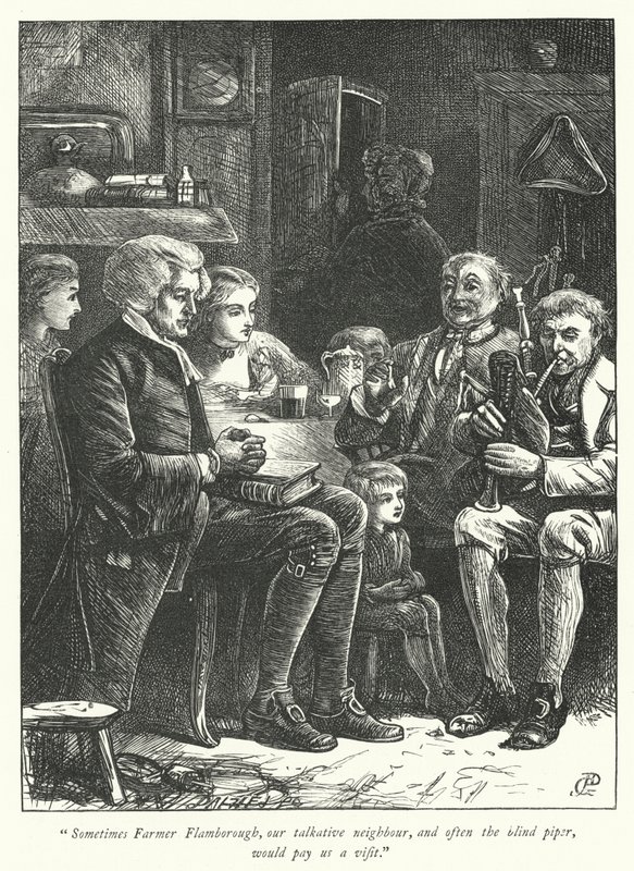 Illustrazione per Il Vicario di Wakefield da George John Pinwell