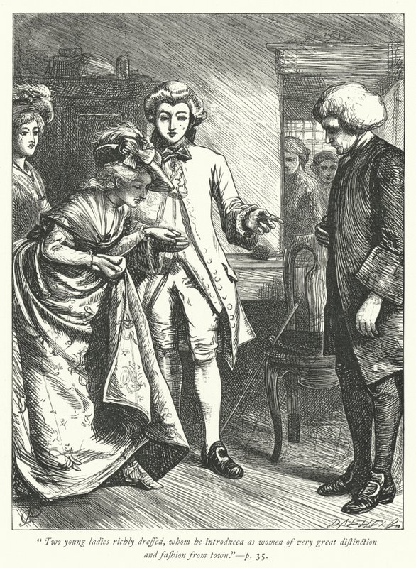 Illustrazione per Il Vicario di Wakefield da George John Pinwell