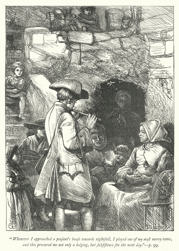 Illustrazione per Il Vicario di Wakefield da George John Pinwell
