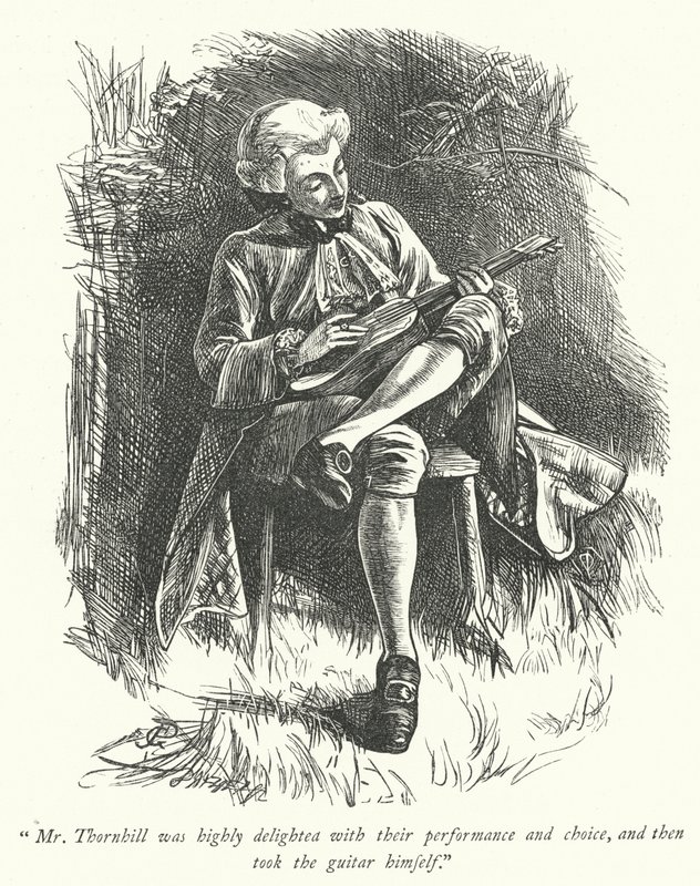 Illustrazione per Il vicario di Wakefield (incisione) da George John Pinwell