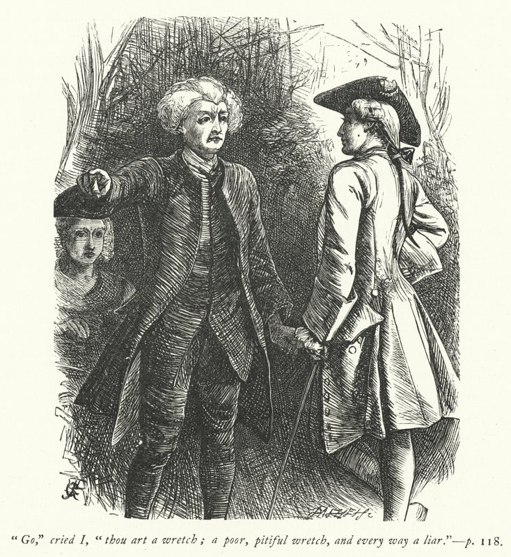 Illustrazione per Il vicario di Wakefield (incisione) da George John Pinwell