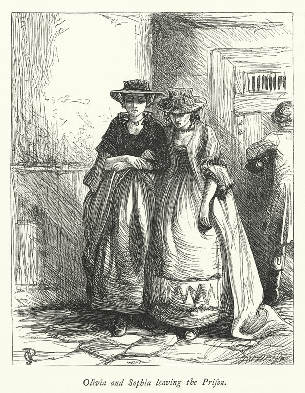 Illustrazione per Il vicario di Wakefield (incisione) da George John Pinwell