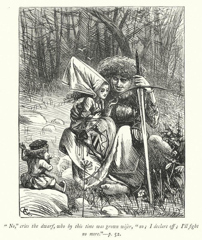 Illustrazione per Il vicario di Wakefield (incisione) da George John Pinwell