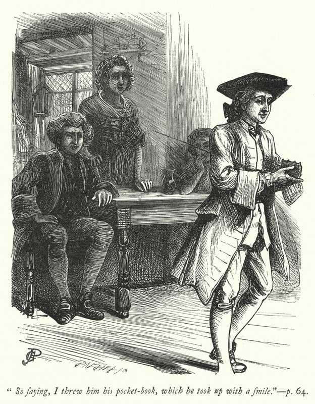 Illustrazione per Il vicario di Wakefield (incisione) da George John Pinwell