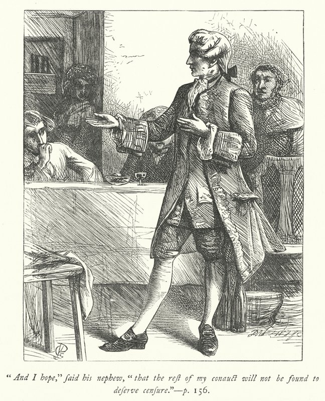 Illustrazione per Il vicario di Wakefield (incisione) da George John Pinwell