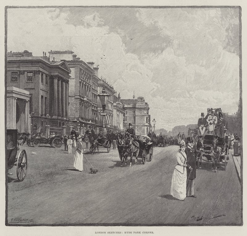 Schizzi di Londra, Hyde Park Corner da George L. Seymour